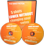 5 shots lower golf