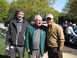 Karl Morris, Arnold Palmer, and Graeme McDowell